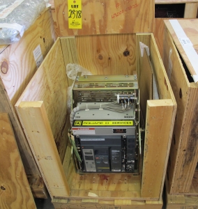 BREAKER, CIRCUIT, 600 FRAME AMP RATING, MASTERPACT NT 08N1 KIND, 3 POLE, 480 VOLT RATING SQUARE D DIRECT REPLACEMENT FOR NSR ABB K-600S INCLUDES ONE NEW 18" DOOR, MOUNTS USING EXISTING HINGES > CONTINUOUS CURRENT: 600A > INTERRUPTING RATING: 30KA @ 535VAC > 125VDC OPERATED > MICROLOGIC TRIP UNIT 5.0A > 800A SENSOR > 600A SENSOR PLUG > 18" DOOR, PART # NLI-NT08N1-LISB8-EODC-NSR-001 (W-44) LOADING & HANDLING FEE $15-